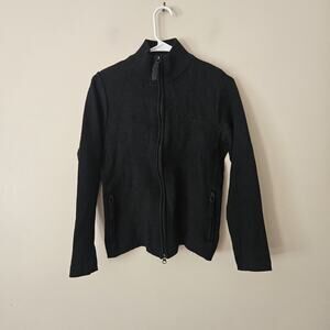 Timberland Sweater Jumper Black Wool Blend Women's Size Small